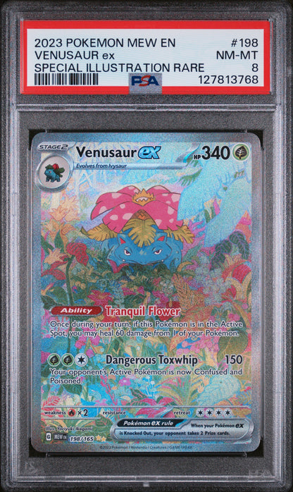 Venusaur ex – Mew 151 PSA8