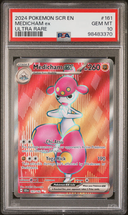 Pokémon TCG – Medicham ex – Stellar Crown – PSA 10