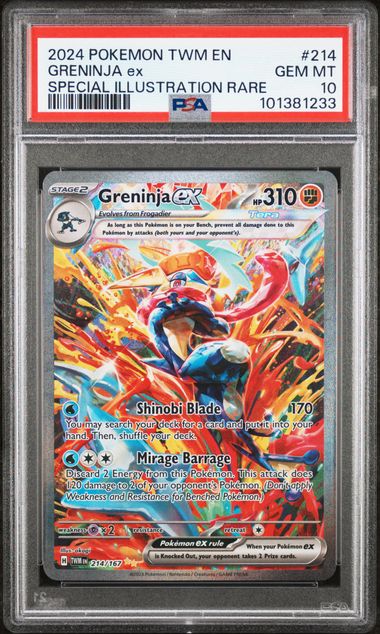 Greninja ex - Twilight Masquerade (Special Illustration Rare) - PSA 10 CardStation