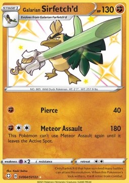 Galarian Sirfetch'd - Shining Fates (Secret Rare) [SHF-SV64]