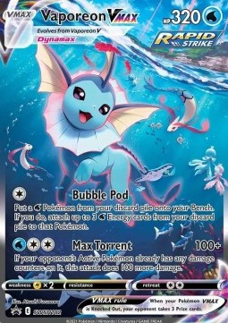 Vaporeon VMAX - SWSH Black Star Promos (Promo) [SWSH-182]