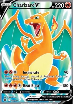 Charizard V - Brilliant Stars (Ultra Rare) [BRS-153]