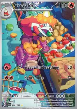 Crocalor - Paldea Evolved (Illustration Rare) [PAL-202]