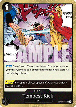 Tempest Kick (OP07-096) - 500 Years into the Future (Rare) [OP07-096]