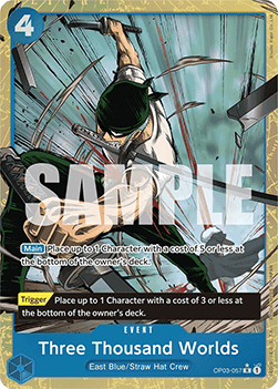 Three Thousand Worlds (OP03-057) (V.4)