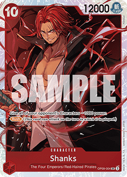 Shanks (OP09-004) (V.1) - Emperors in the New World (Super Rare) [OP09-004]