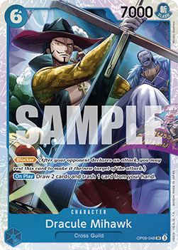 Dracule Mihawk (OP09-048) (V.1) - Emperors in the New World (Super Rare) [OP09-048]