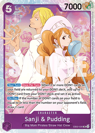 Sanji & Pudding (EB02-035) (V.1)