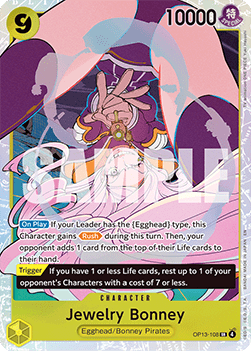 Jewelry Bonney (OP13-108) (V.1) - Carrying on his Will (Super Rare) [OP13-108]