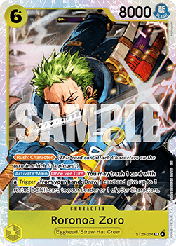 Roronoa Zoro (ST29-014) (V.1)