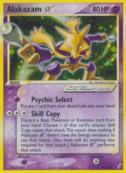 Alakazam Gold Star (CG 99) CardStation