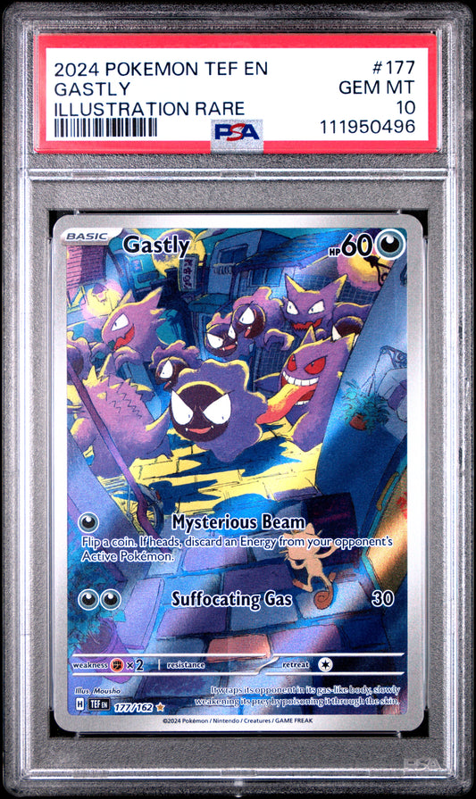 Gastly #177 (Illustration Rare) – Temporal Forces – PSA 10