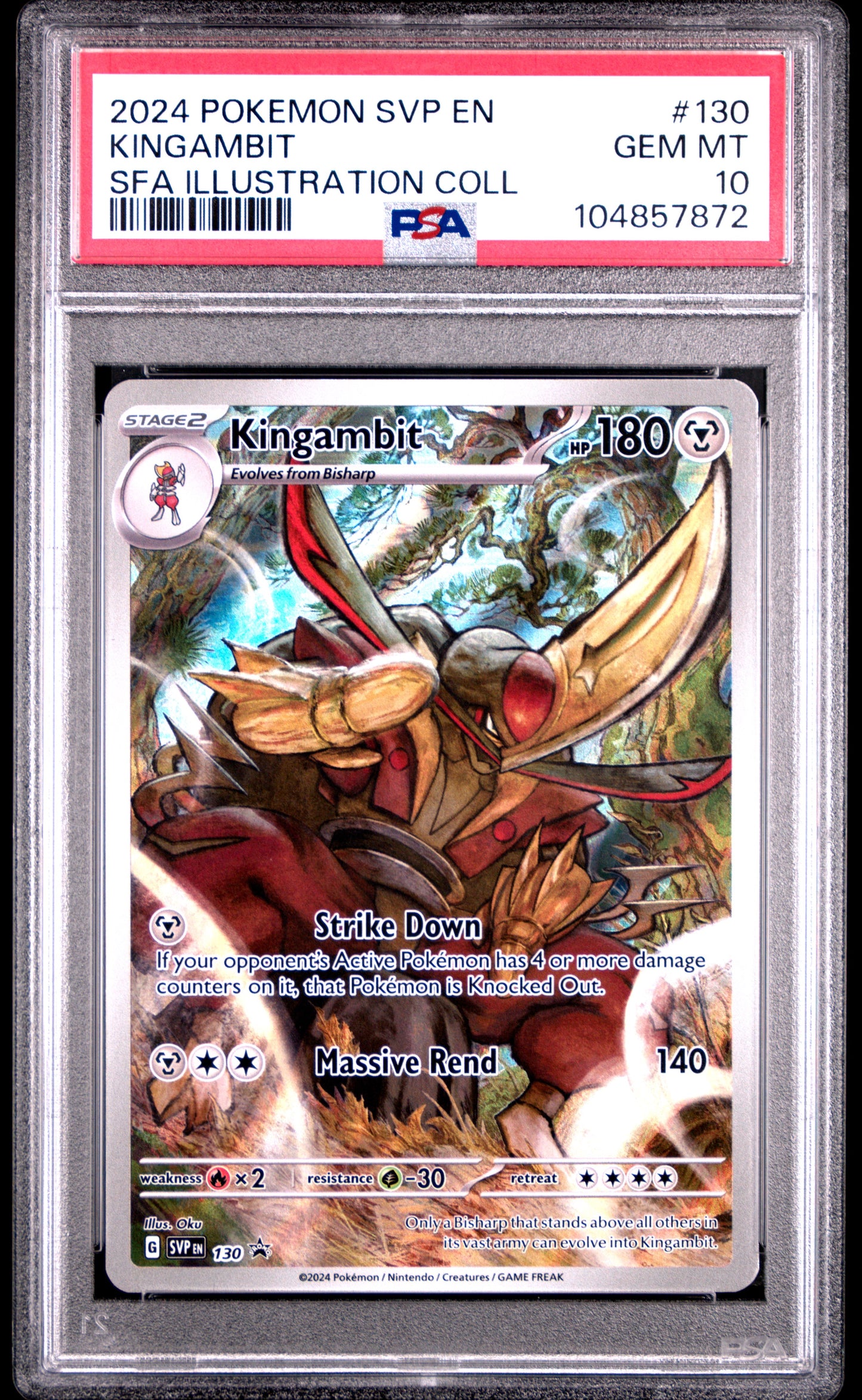 Kingambit #130 – Illustration Collection – PSA 10