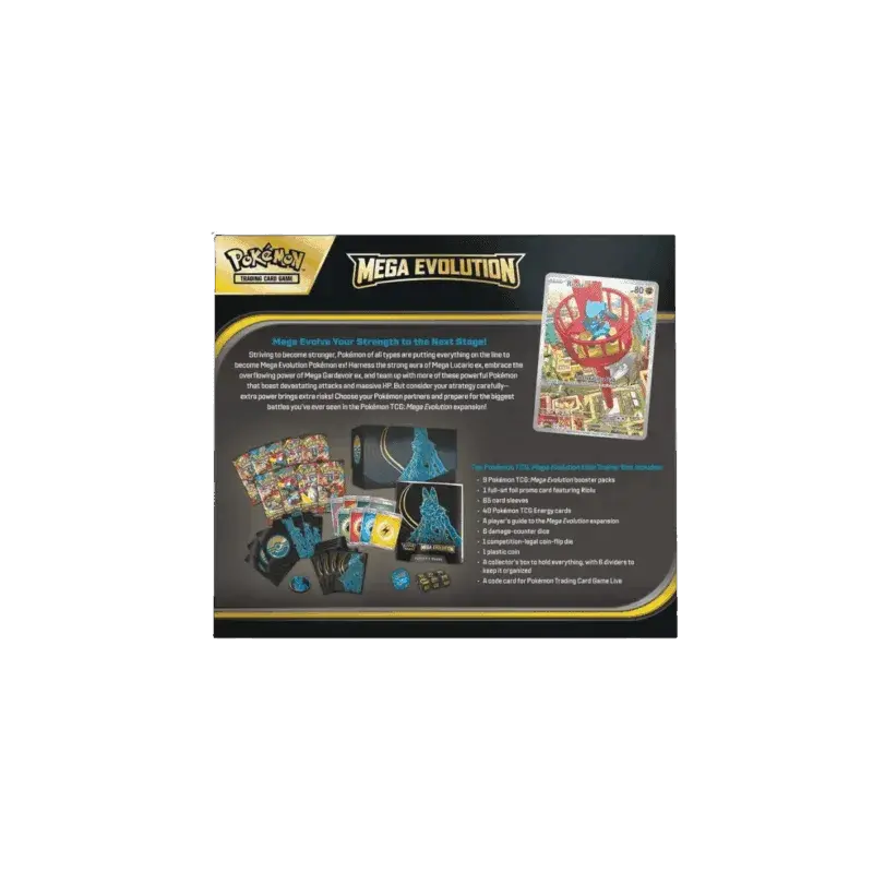 Pokémon – Mega Evolution – Elite Trainer Box – Mega Lucario CardStation