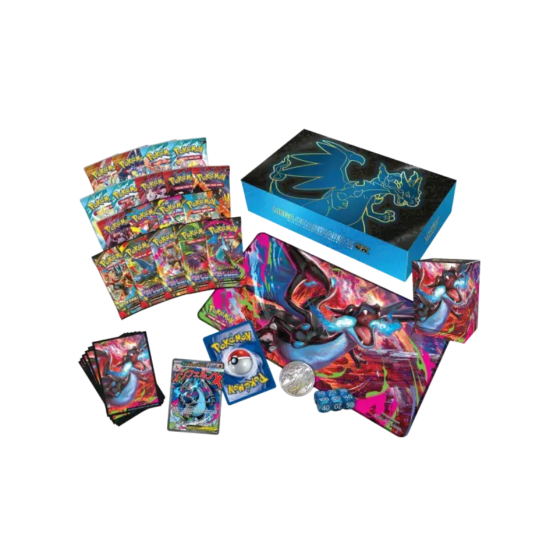 Pokémon – Ultra Premium Collection – Mega Charizard X EX CardStation