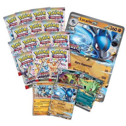 Pokémon – Prismatic Evolutions – Lucario ex & Tyranitar ex Premium Collection