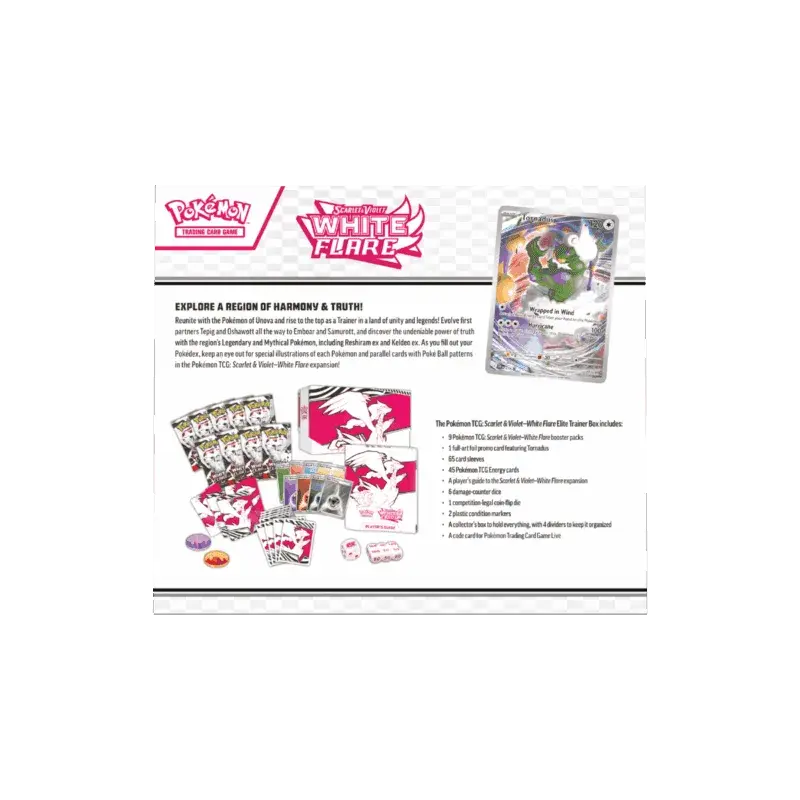 Pokémon – Scarlet Violet – White Flare – Elite Trainer Box CardStation